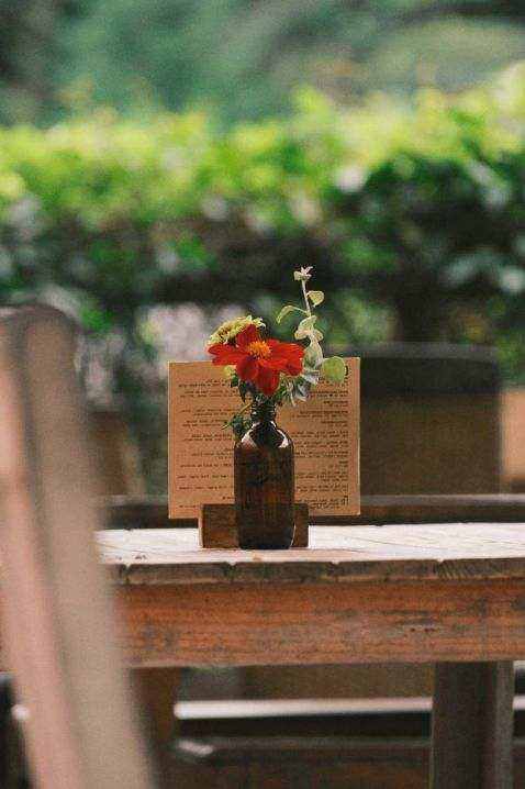 Sculpturale florale boog